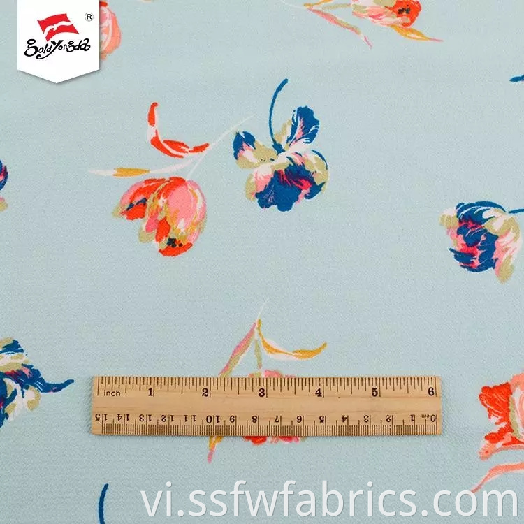 Fashion Beautiful Floral Printed Fabric